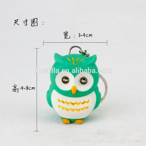 night owl led keychain with sound